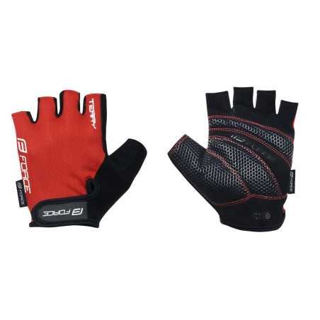 Guantes FORCE TERRY ROJO