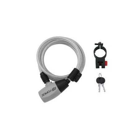 Espiral de bloqueo con soporte Force Componentes 185cm-8mm