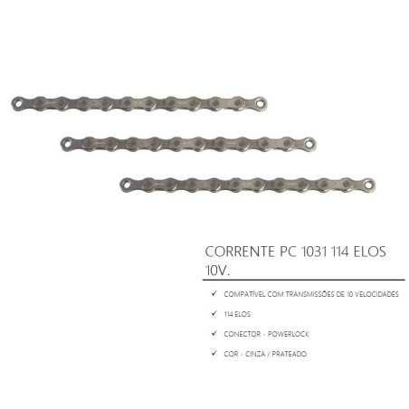 CHAIN PC 1031 114 LINKS 25 PCS 10 SPEED