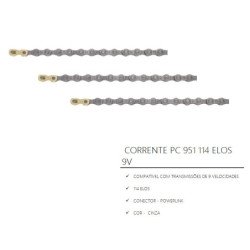 CHAîNE PC 951 114 LINKS 9 VITESSES