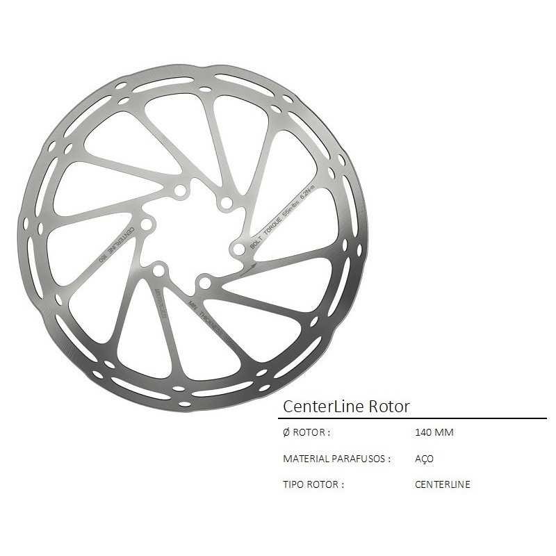 DISC BRAKE CENTERLINE 140MM ROUNDED DISC BRAKE CENTERLINE 140MM ROUNDED