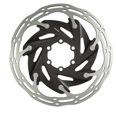 DISC BRAKE CENTERLINE XR 2P 160MM BLK SS ROUNDED