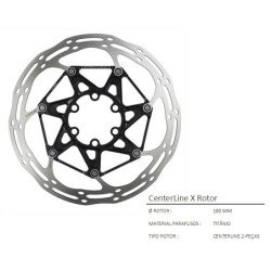 DISQUE DE FREIN CENTERLINE 2 PIECE 180MM BK (INC PARAFUSOS