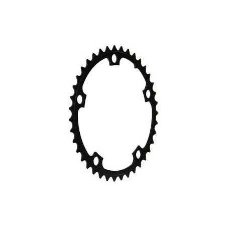 PRATO PEDALEIRO ESTRADA 39D 130 BCD 3MM ALUMINIO PRETO