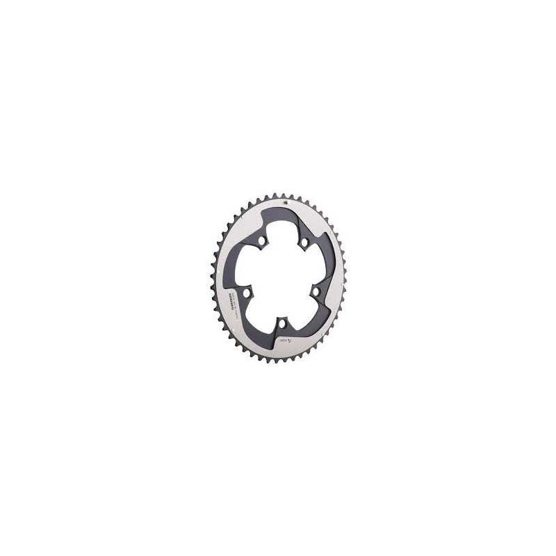 CHAINRING RED22 53T 130 BCD 5MM BB30/GXP 11 SPEED ALUMINUM GRAY CHAINRING RED22 53T 130 BCD 5MM BB30/GXP 11 SPEED ALUMINUM GRAY