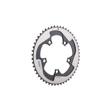 CHAINRING RED22 53T 130 BCD 5MM BB30/GXP 11 SPEED ALUMINUM GRAY