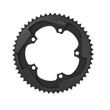 CHAINRING RED 53T 130 BCD 5MM 11 SPEED ALUMINUM BLACK