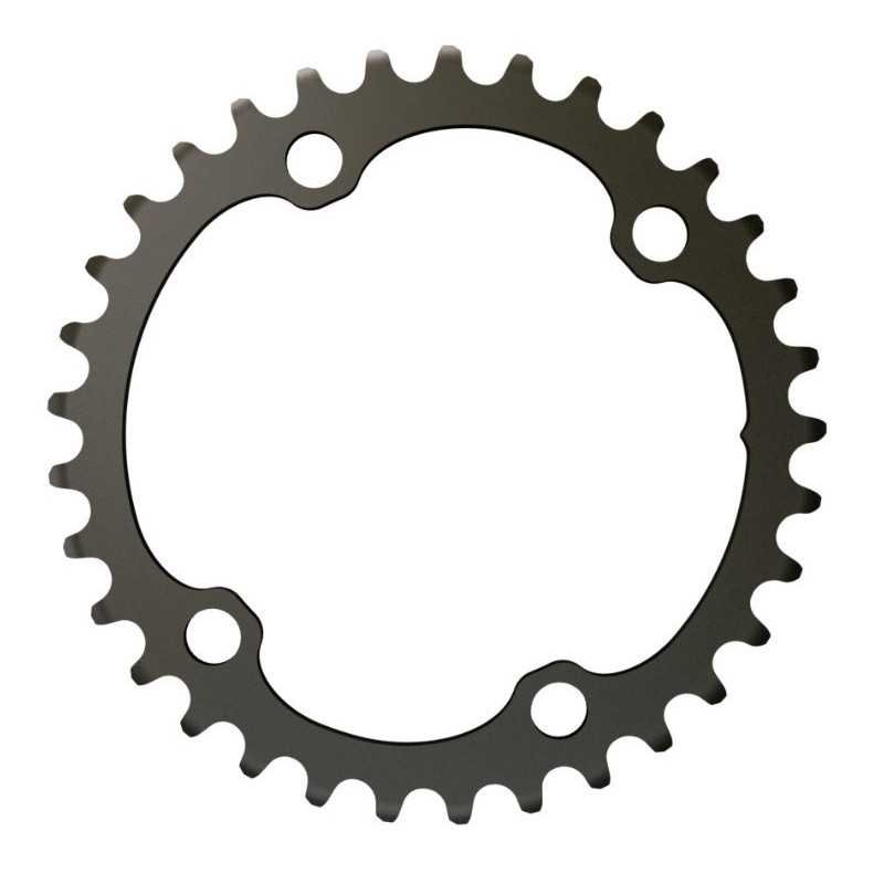 CHAINRING 33T 107 BCD 2X12 SPEED ALUMINUM BLACK CHAINRING 33T 107 BCD 2X12 SPEED ALUMINUM BLACK