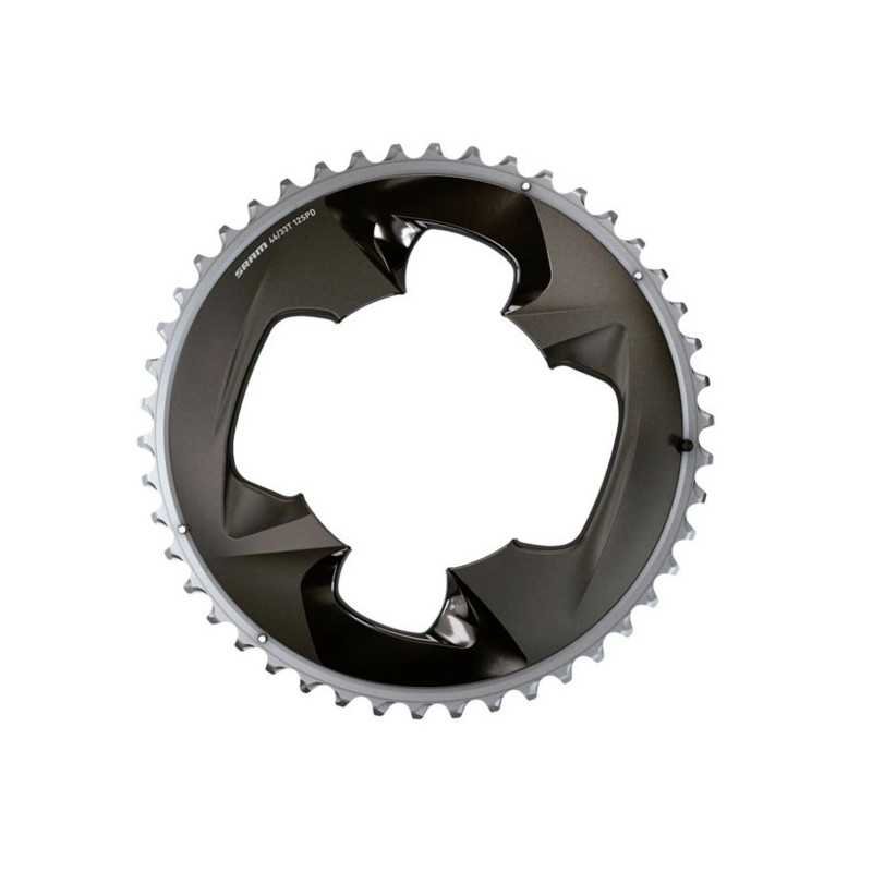 CHAINRING 46T 107 BCD 2X12 SPEED ALUMINUM GRAY POLAR