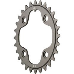 PRATO PEDALEIRO MTB 26D XX 80 BCD 3MM 10 VELOC. ALUMINIO CINZA