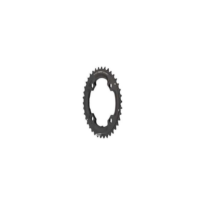 CHAINRING 38T 104 BCD 2X10 SPEED ALUMINUM BLACK CHAINRING 38T 104 BCD 2X10 SPEED ALUMINUM BLACK