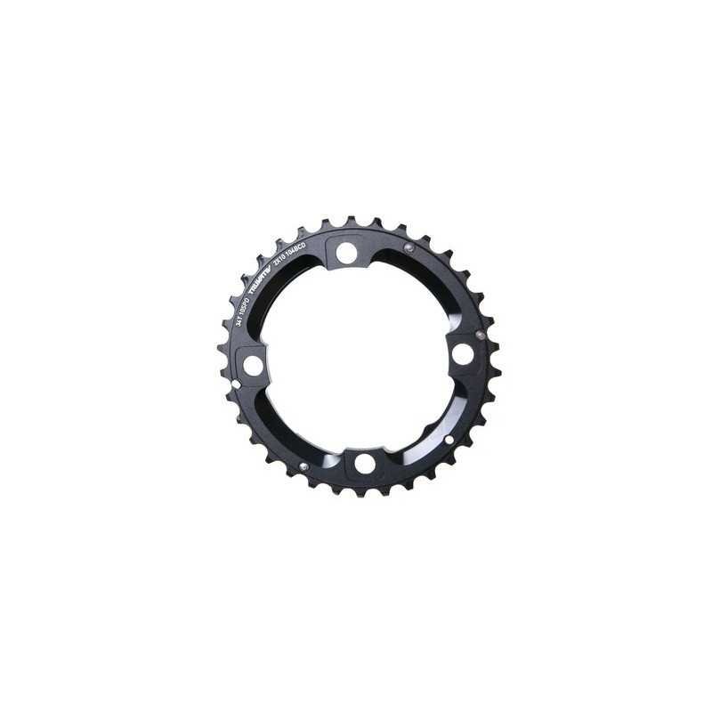 CHAINRING 34T 104 BCD 2X10 SPEED ALUMINUM BLACK CHAINRING 34T 104 BCD 2X10 SPEED ALUMINUM BLACK