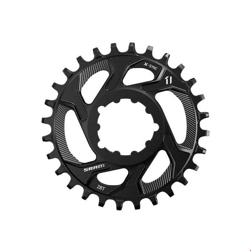 CHAINRING 28T DIRECT MOUNT 3MM 11 SPEED ALUMINUM BLACK CHAINRING 28T DIRECT MOUNT 3MM 11 SPEED ALUMINUM BLACK