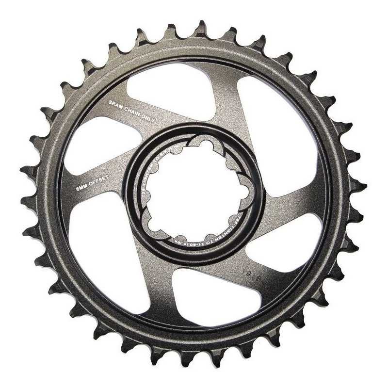 CHAINRING 36T DIRECT MOUNT 6MM 12 SPEED X01/XX1 ALUMINUM BLACK CHAINRING 36T DIRECT MOUNT 6MM 12 SPEED X01/XX1 ALUMINUM BLACK