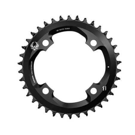 CHAINRING 38T 104 BCD 12 SPEED ALUMINUM BLACK