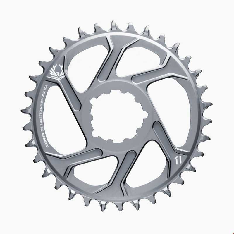 CHAINRING 32T DIRECT MOUNT 6MM 12 SPEED X01/XX1 ALUMINUM GRAY CHAINRING 32T DIRECT MOUNT 6MM 12 SPEED X01/XX1 ALUMINUM GRAY