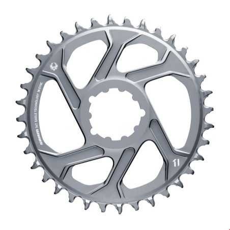 CHAINRING 34T DDIRECT MOUNT 6MM 12 SPEED X01/XX1 ALUMINUM GRAY