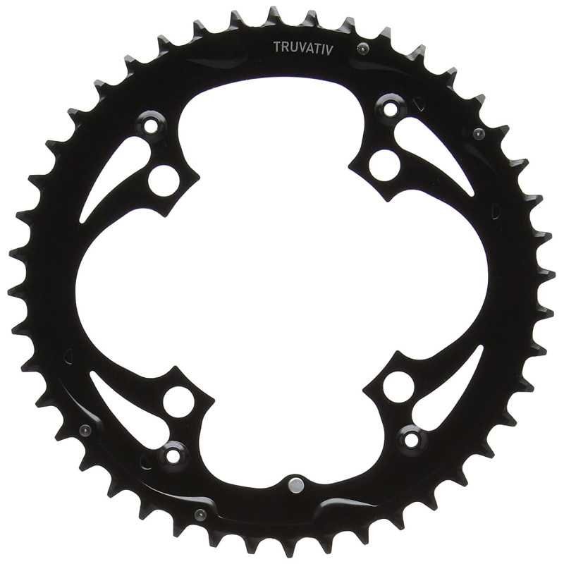 CHAINRING 44T 104 BCD STEEL BLACK MATE CHAINRING 44T 104 BCD STEEL BLACK MATE