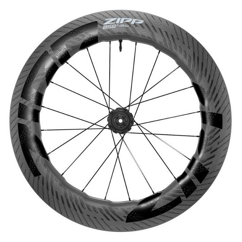 ROUE ARRIÈRE 858 NSW CARBONE TUBELESS DISQUE BRAKE CL 700C ROUE ARRIÈRE 858 NSW CARBONE TUBELESS DISQUE BRAKE CL 700C
