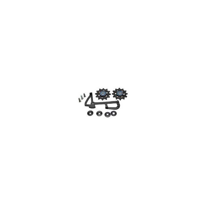DERAILLEUR PULLEYS XX1 + INNER CAGE BLACK 11 SPEEDS DERAILLEUR PULLEYS XX1 + INNER CAGE BLACK 11 SPEEDS