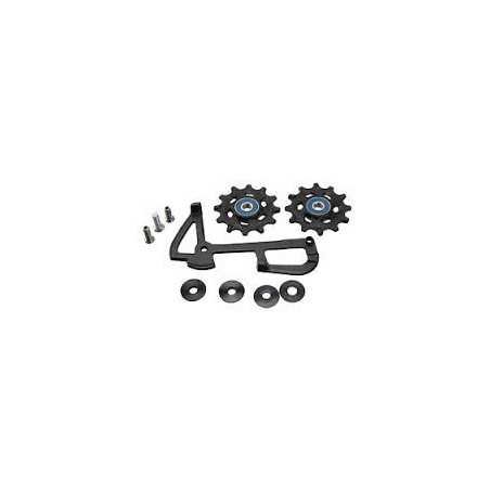 DERAILLEUR PULLEYS XX1 + INNER CAGE BLACK 11 SPEEDS