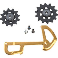 DERAILLEUR PULLEYS XX1 EAGLE + INNER CAGE GOLDEN