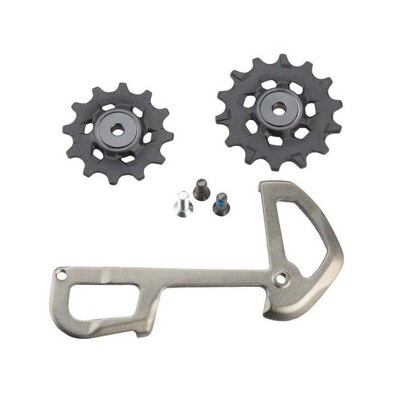 DERAILLEUR PULLEYS XX1 EAGLE + INNER CAGE GRAY