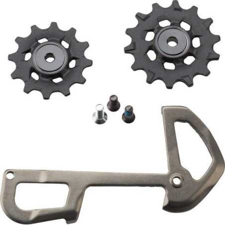 DERAILLEUR PULLEYS X01 EAGLE + INNER CAGE GRAY