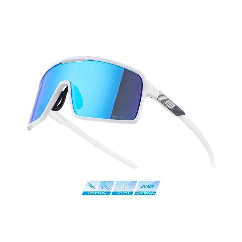 Gafas Espejo FORCE STATIC Blanco - Azul