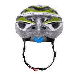 Casque FORCE HAL NOIR-VERT-BLANC