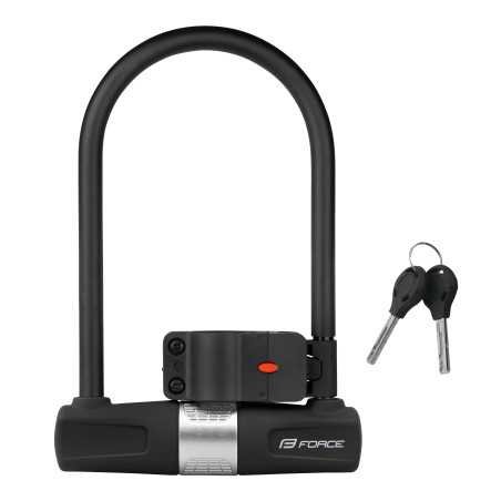 Candado FORCE con soporte 11,5cm X 18,9cm negro