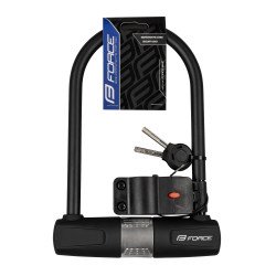 Cadeado FORCE com suporte 11,5cm X 18,9cm preto
