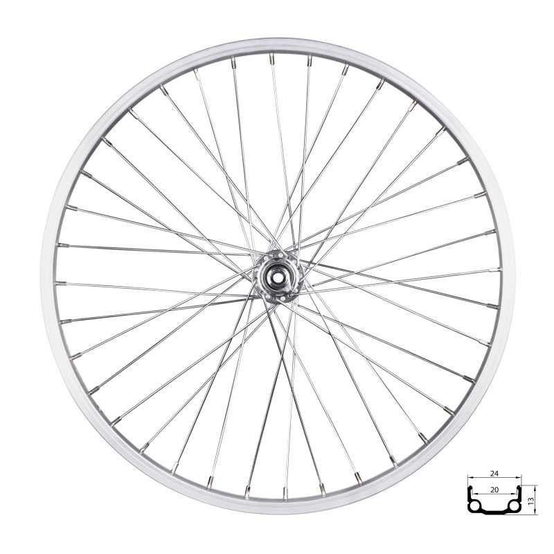 ROUE AVANT RMX 20, PRATEADO 406X20 MOYEU F80428