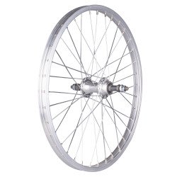 REAR WHEEL RMX 20 406X20 PRATA HUB F80429