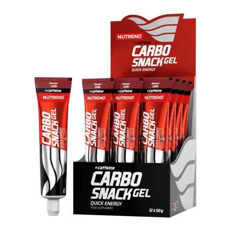 NUTREND CarboSnack Gel Snack + Caféine - 12x50g