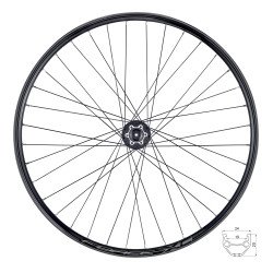 Roue arrière DISQUE FORCE XC 584x19 FHM475 6b 36sh