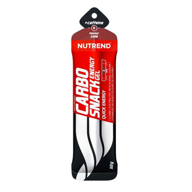 Gel énergisant en sachet + CAFÉINE NUTREND CarboSnack - 18x50g