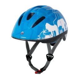 Helmet FORCE FUN ANIMALS child blue-white