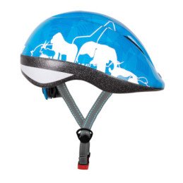 Casco FORCE FUN ANIMALS niño azul-blanco