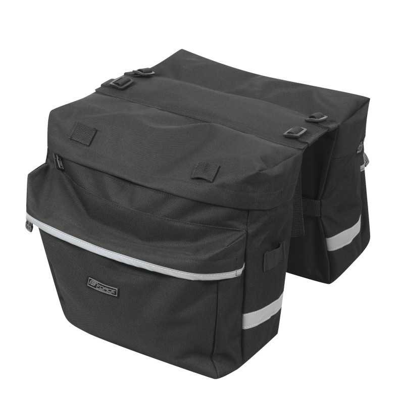 Bag-double rear carrier FORCE DOUBLE 2x10L Bag-double rear carrier FORCE DOUBLE 2x10L