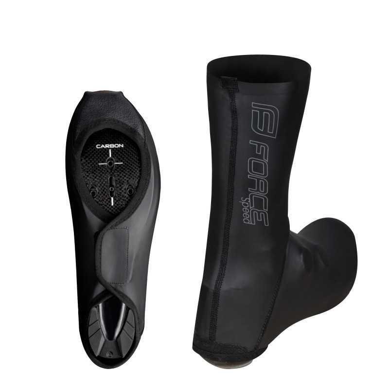 Shoe Covers FORCE SPEED ROAD w/o zipper black