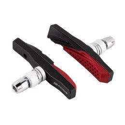 BRAKE SHOES FORCE ONE-OFF BLACK-RED 70MM