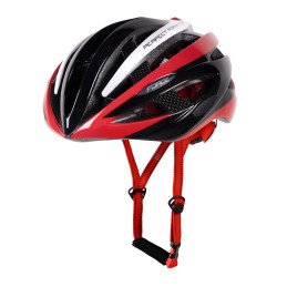 HELMET FORCE ROAD BLACK-RED-WHITE