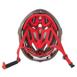 HELMET FORCE ROAD BLACK-RED-WHITE