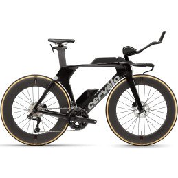 BICICLETA CERVELO P5 ULTREGRA DI2 FIVE BLACK TRIATHLON 12 SPEEDS