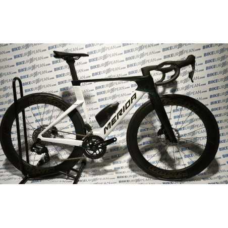 BIKE MERIDA REACTO 7000 HALO GREEN/PEARL WHITE + STICKER GOLD