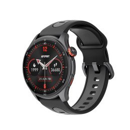 MONTRE IGPSPORT LW10, NOIR FONCÉ/ARGENT TITANE