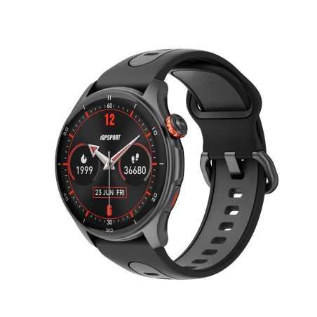 RELÓGIO IGPSPORT LW10, PRETO ESCURO/PRATA TITÂNIO