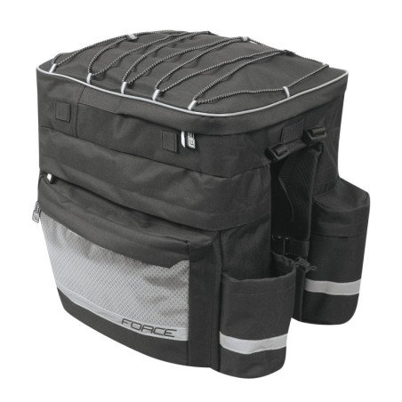 BOLSA TRIPLE TRASERO FORCE TARGET 35L NEGRO
