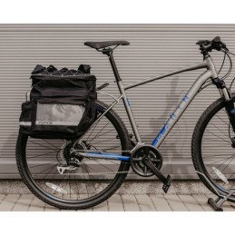 SAC TRIPLE PORTE-BAGAGES ARRIÈRE FORCE TARGET 35L BLACK